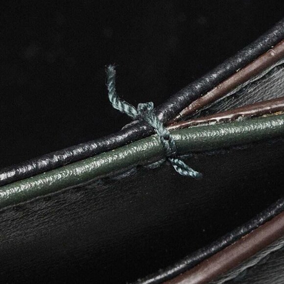 Yves Saint Laurent Green Smooth Leather Le 61 Framed Small Saddle Bag - Picture 10 of 12